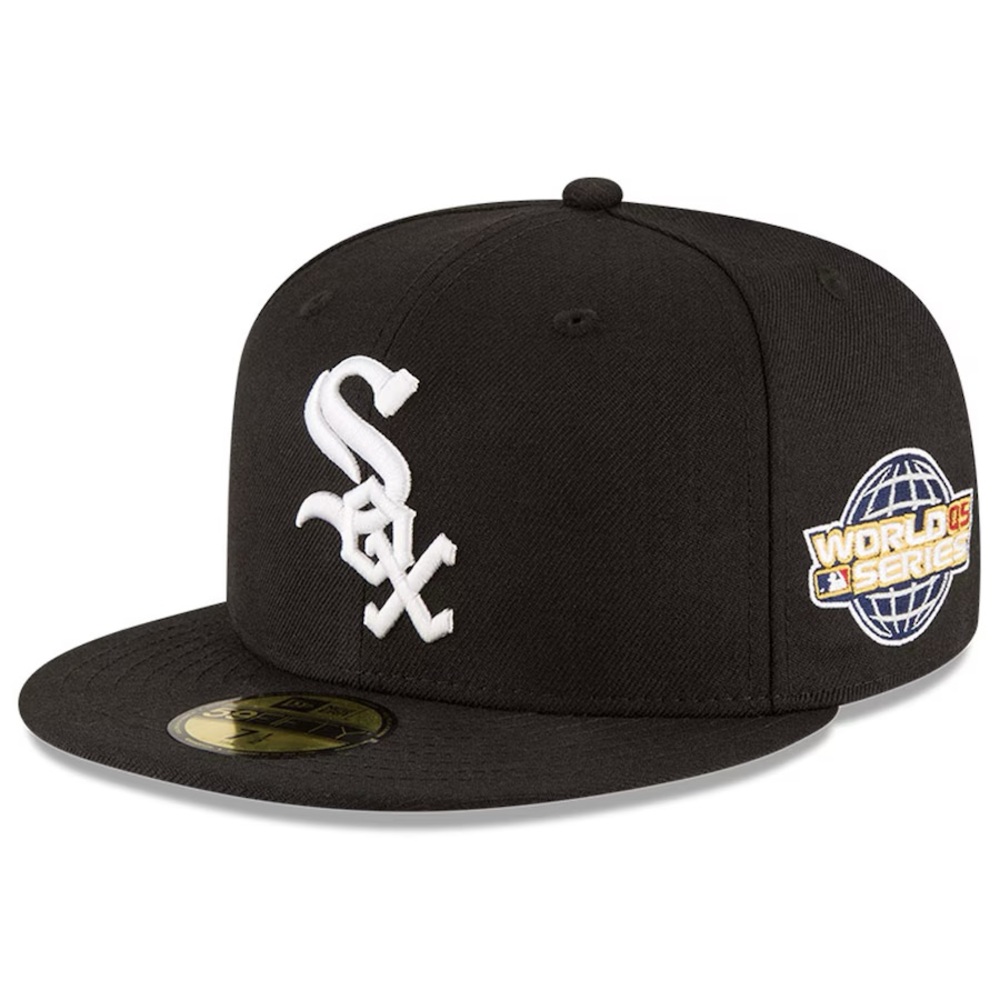 Chicago White Sox New Era 2005 World Series Wool 59FIFTY Fitted Hat Size 7 1/3